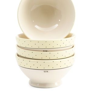 RAE DUNN 4pk Yum Bowls